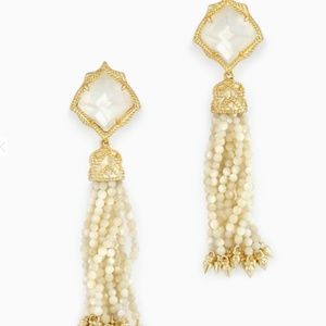 Kendra Scott Misha Tassel Earrings Ivory
